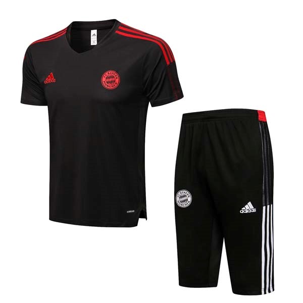 Trainingsshirt Bayern München Komplett Set 2022 Schwarz Rote